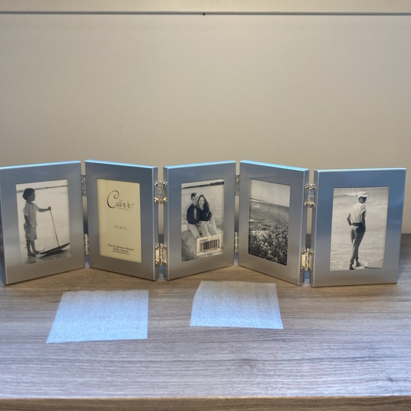 Byrnes of Boston accordion 5 frames folding brushed silver - Picture 4 of 15